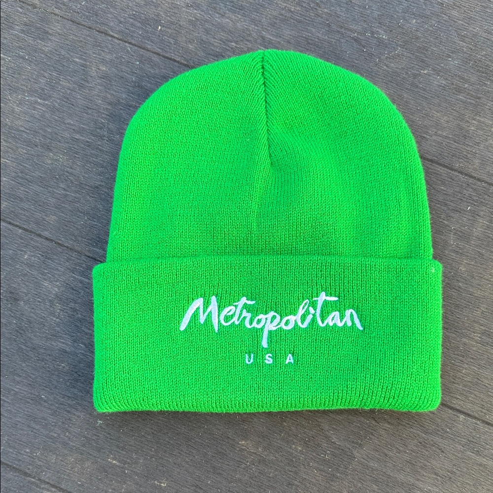Green Beanie